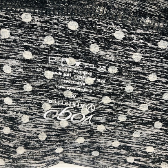 VOGO Athletica Grey Polka Dot Leggings 0564 - Picture 4 of 5